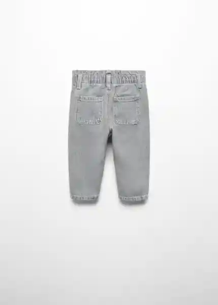 Jean Paperbag Tejano Gris Talla 70 Niña Mango