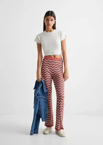 Pantalón Lulap Rosa Talla 21 Niñas Mango