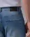 Jean Slim Hombre Azul Empolvado Medio Talla 34 42174 Rifle