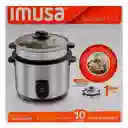 Imusa Olla Arrocera 10 Tazas Plata Inoxidable 5861027271