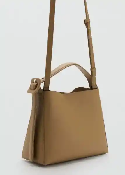 Bolso P Winnie Khaki Talla 99 Mujer Mango