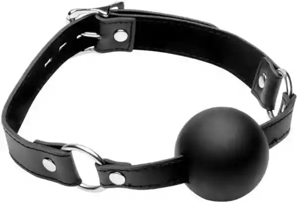 Ball Gag Silicona Negro