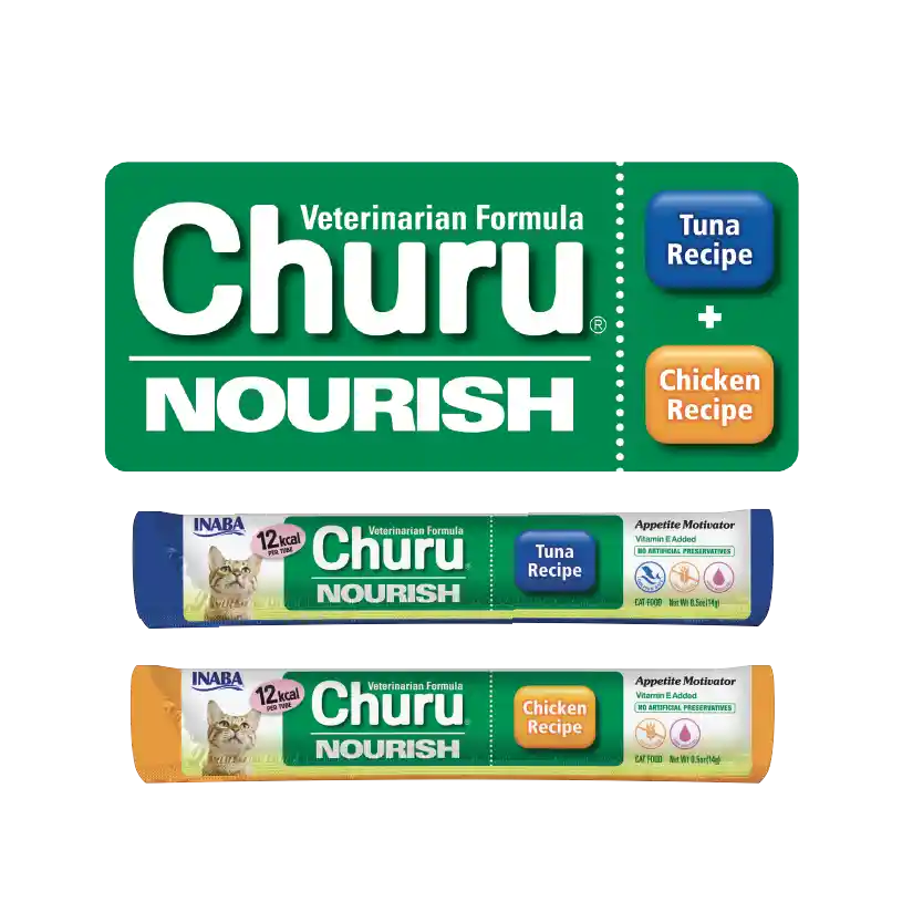 inabaCat Churu Nourish Formula Veterinaria Tubo 14 G-Atun