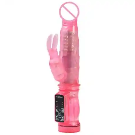 Vibrador Rabbit Rotación 360 Estimulador Para El Clítoris