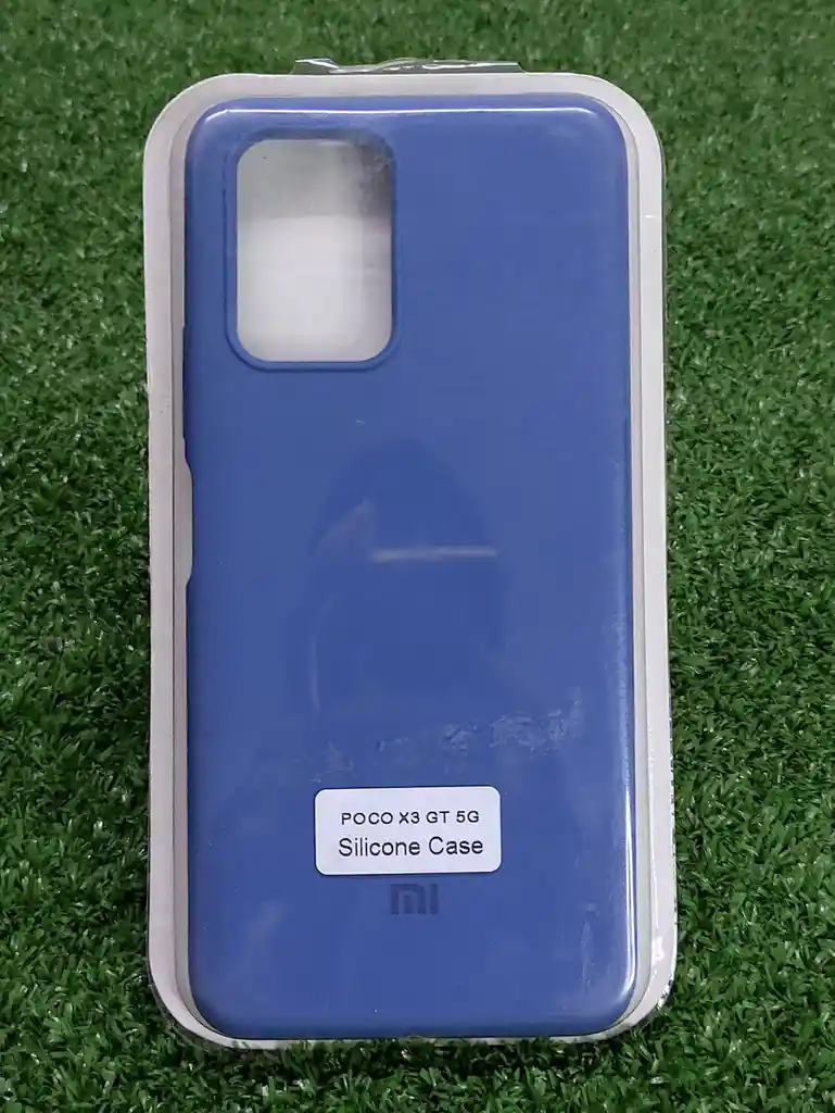 Poco X3 Gt 5g | Forro Protector| Silicone Case | Azul | Xiaomi | Carcasa | Funda | Anti Humedad