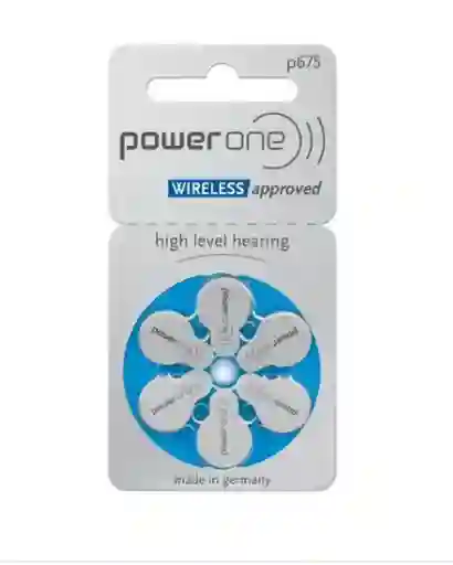 Batería Pila Power One Pr44 Tipo 675 1.45 V Original Pack 6