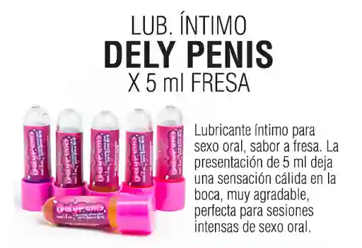 Lubricante Fresa Sexo Oral Delipenis