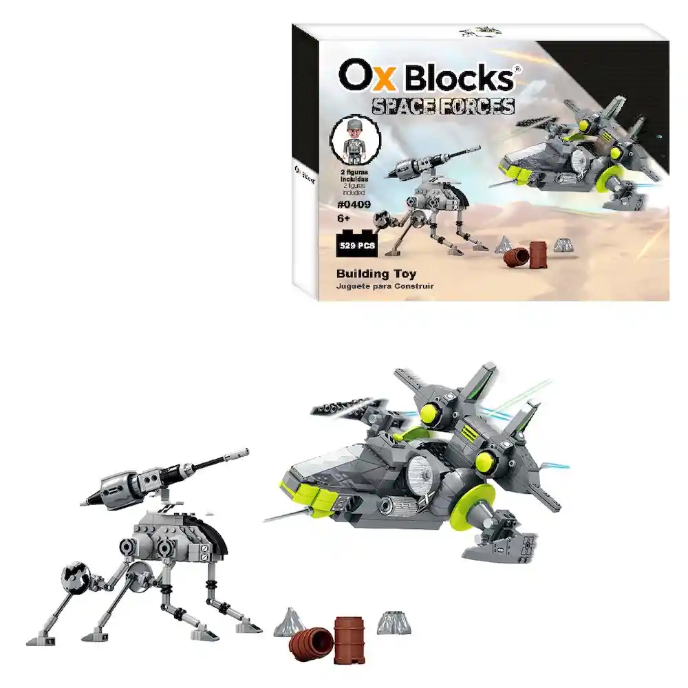 Ox Space Forces Juguete Para Construir 529 Piezas