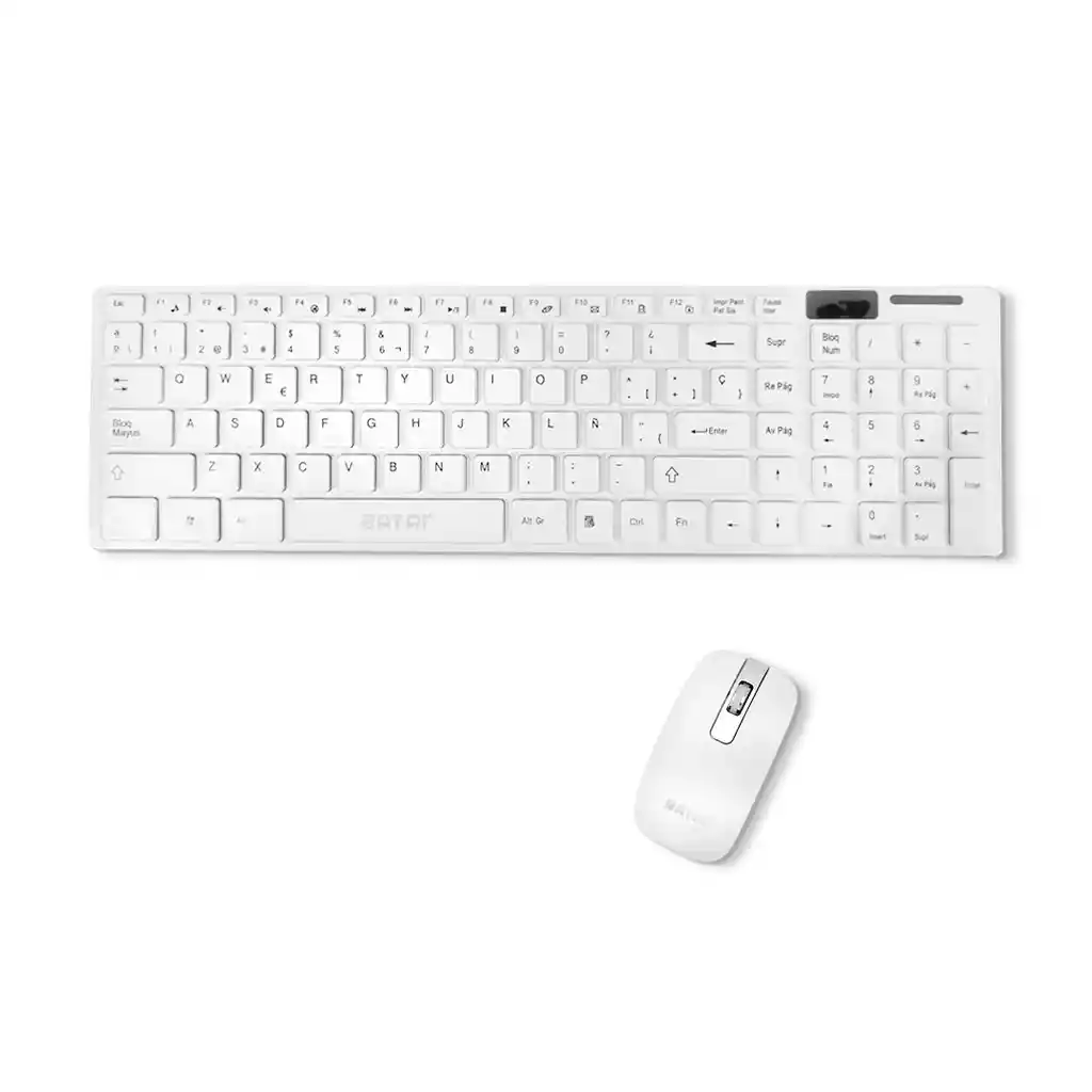 Teclado Inalámbricos Silencioso + Mouse