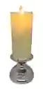 Velas Candelabro Vela Eléctrica Luz Led Eventos Fiestas 18cm