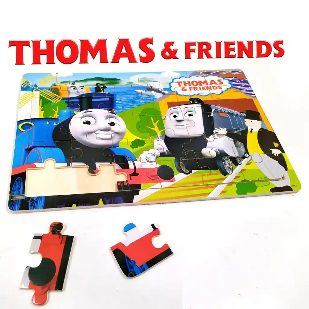 Rompecabezas Mdf Set X8 Personajes Juguete Infantil Niños