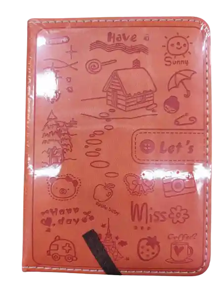 Agenda Pequeña Colores Naranja