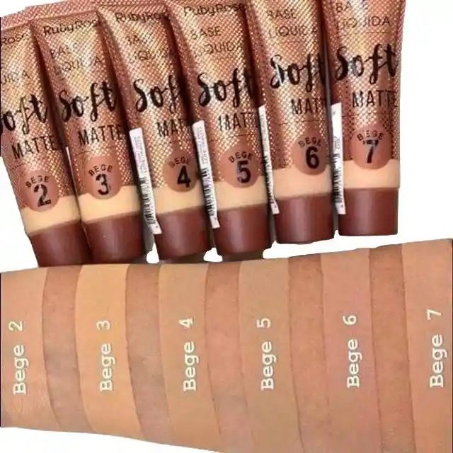  Base Liquida Soft Matte Bege 5 RUBY ROSE 