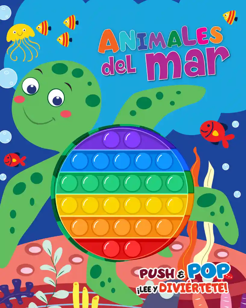 Libro Animales Del Mar Pop It