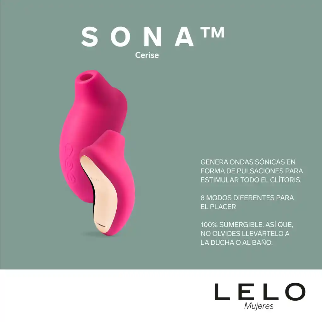 Estimulador De Clítoris Lelo Sona Fucsia