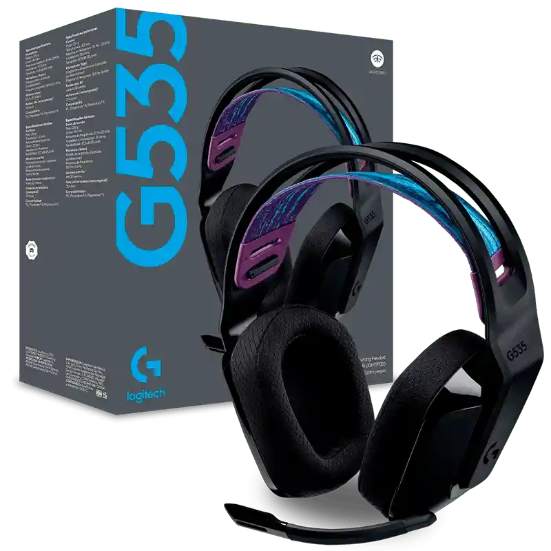 Logitech Diadema Gamer Inalambricag535 Lightspeed