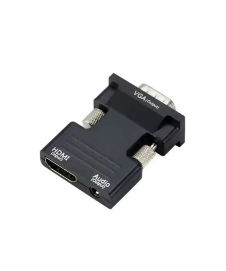 Adaptador Convertidor Hdmi A Vga - Hdmi Hembra / Vga Macho