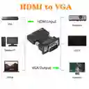 Adaptador Convertidor Hdmi A Vga - Hdmi Hembra / Vga Macho
