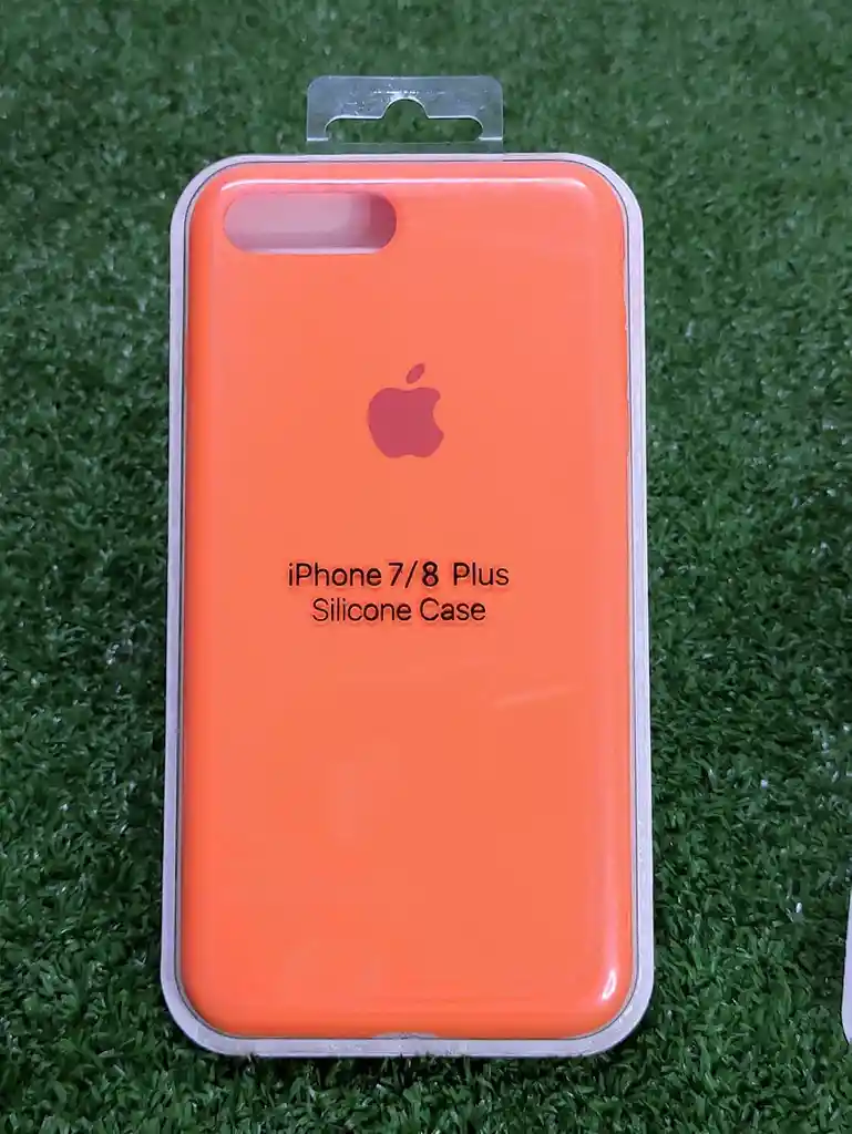 Iphone 7 Plus | Forro Protector| Silicone Case | Naranja | Iphone | Carcasa | Funda | Anti Humedad