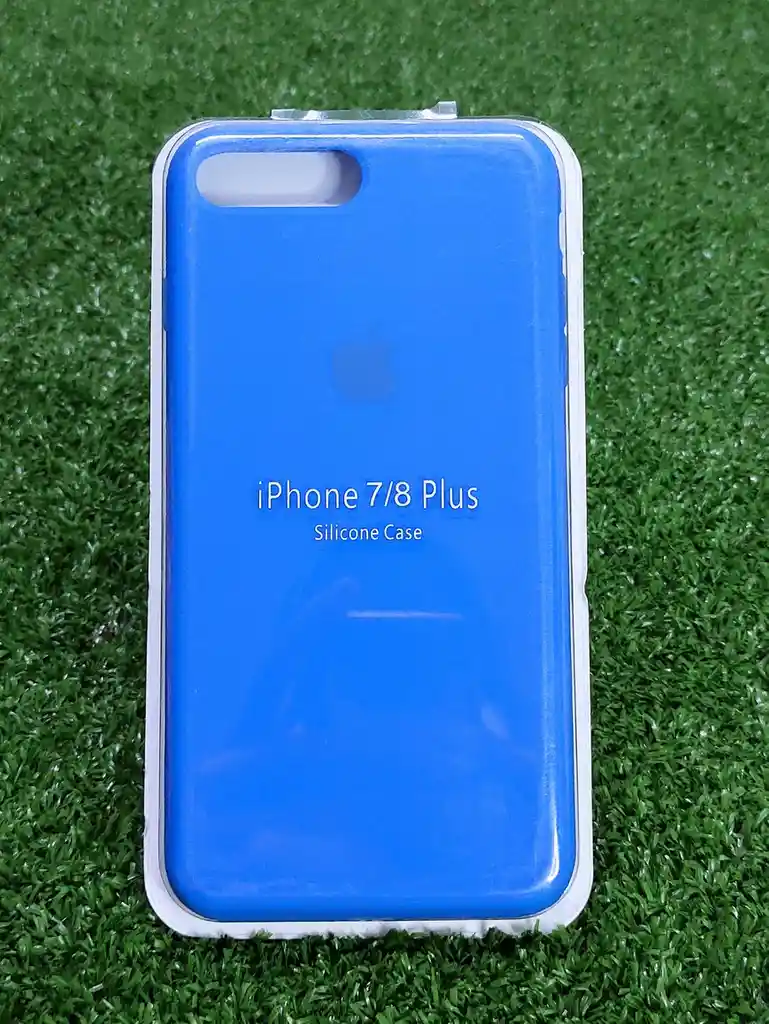 Iphone 8 Plus Forro Protector| Silicone Case | Azul Azur | Iphone | Carcasa | Funda | Anti Humedad