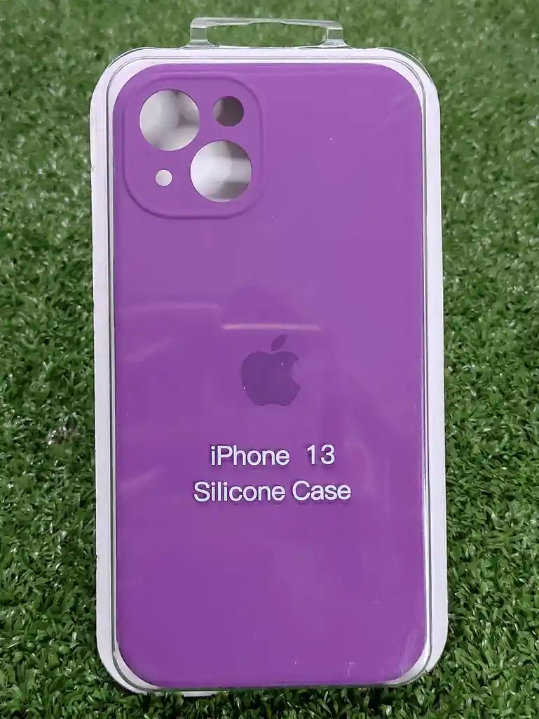 Iphone 13 Forro Protector| Silicone Case | Purpura | Iphone | Carcasa | Funda | Anti Humedad