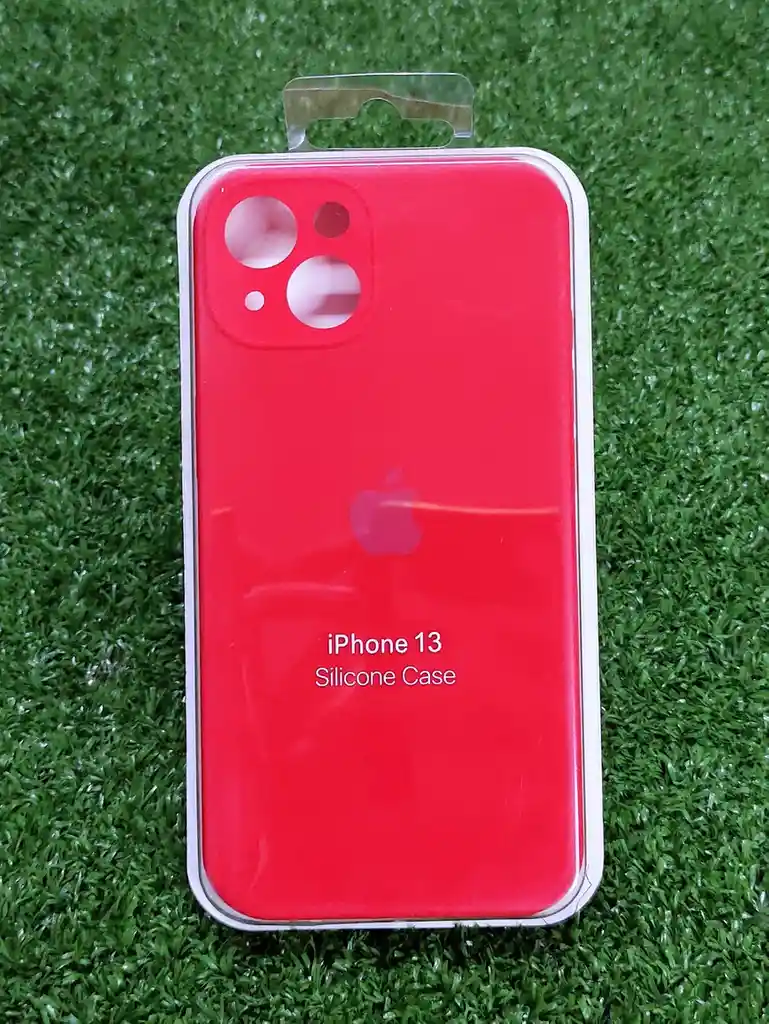 Iphone 13 Forro Protector| Silicone Case | Rojo | Iphone | Carcasa | Funda | Anti Humedad