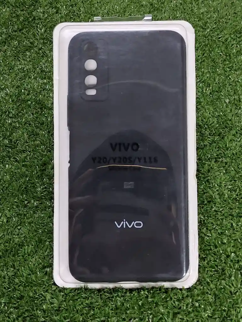 Vivo Y20s | Forro Protector| Silicone Case | Negro | Vivo | Carcasa | Funda | Anti Humedad