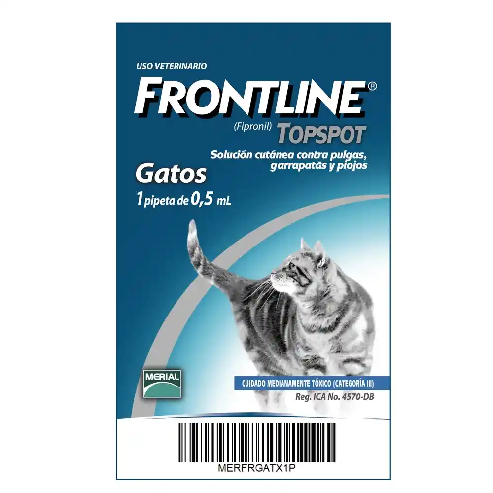 Frontline Ts Cat 1 Pipeta X 0.5 Ml