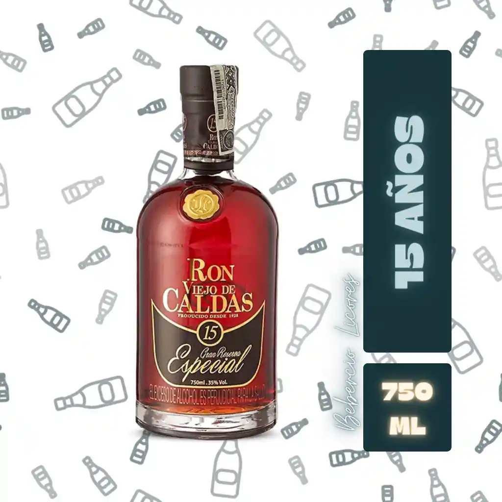 Ron Viejo De Caldas Gran Reserva Especial 15 Años