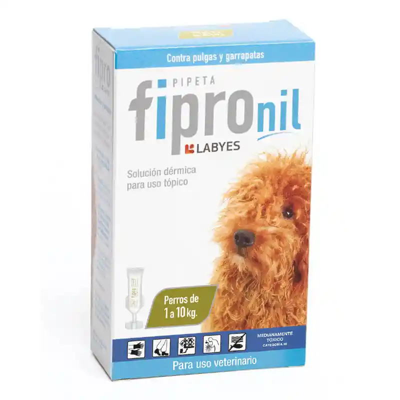 Fipronil Labyes Pipeta Para Perros De 1 A 10 Kg