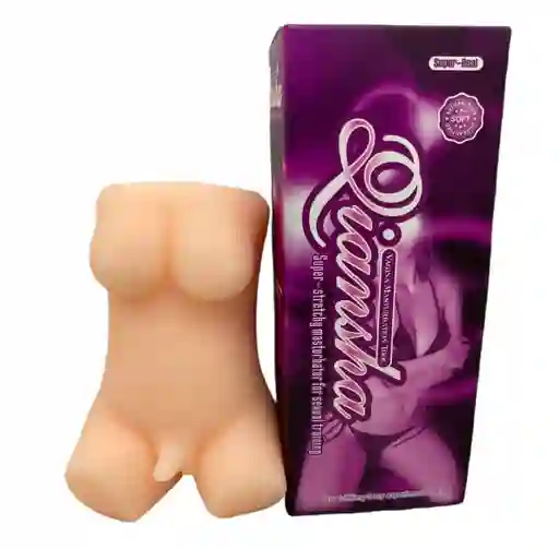 Masturbador Masculino Mini Torso Ano,senos Y Mini Pene