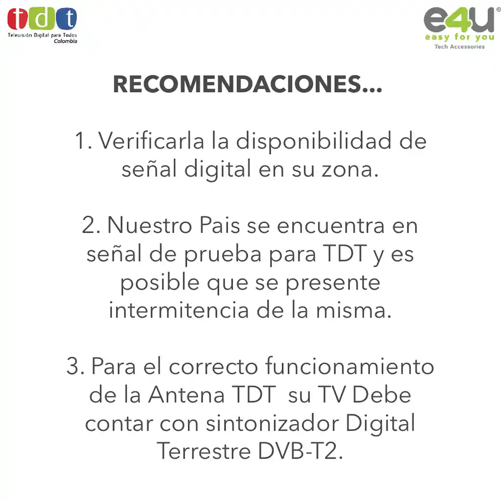 Tdt Antena Digital - Television Digital Terrestre - La Mejor Senal