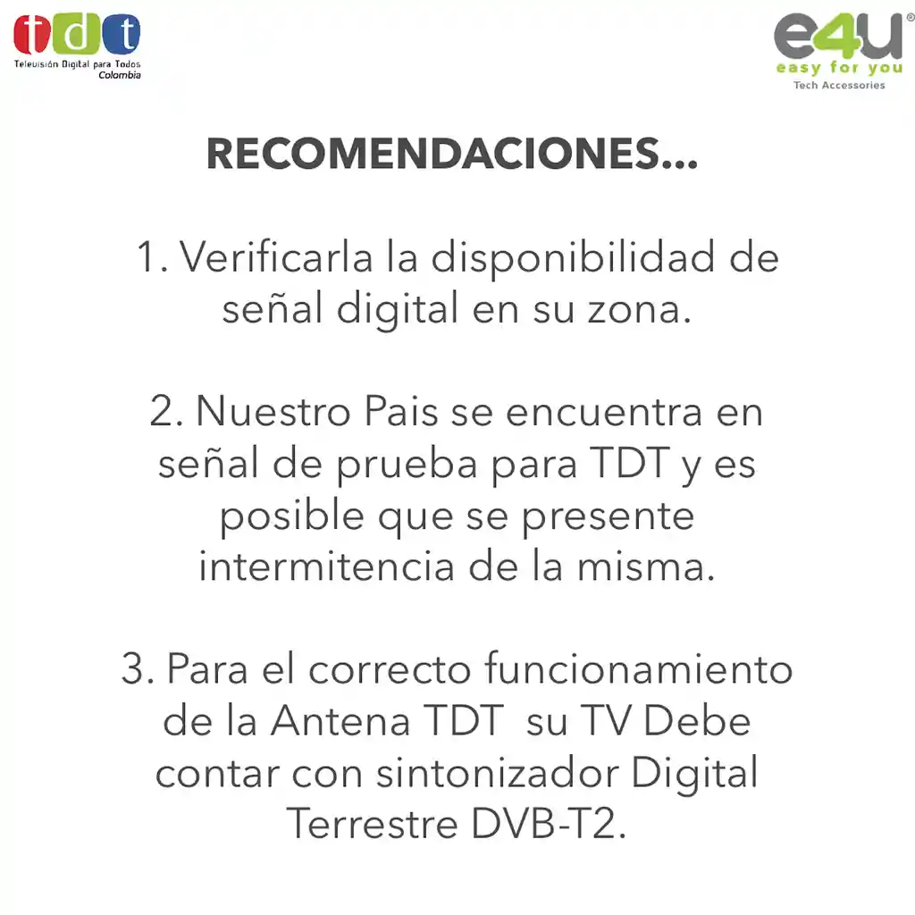 Antena Digital Para Television Digital Terrestre