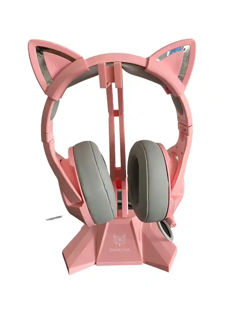 Diadema Gamer Rosa K9 + Pad Mouse Xl + Base Onikuma