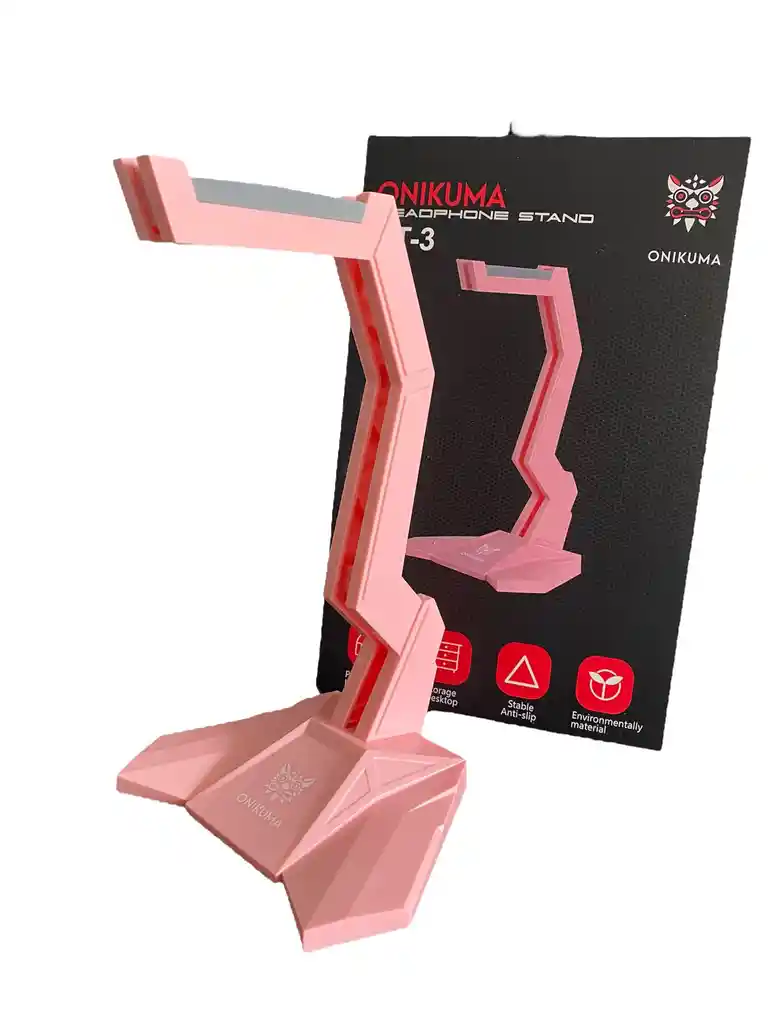 Diadema Gamer Rosa K9 + Pad Mouse Xl + Base Onikuma