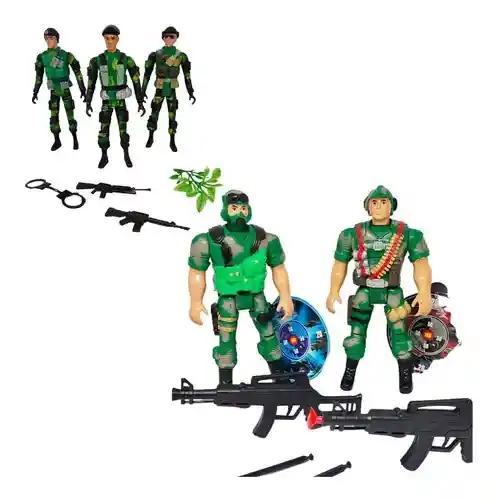 Soldados Militares Juguete Figuras Acción Juego Niños Soldado