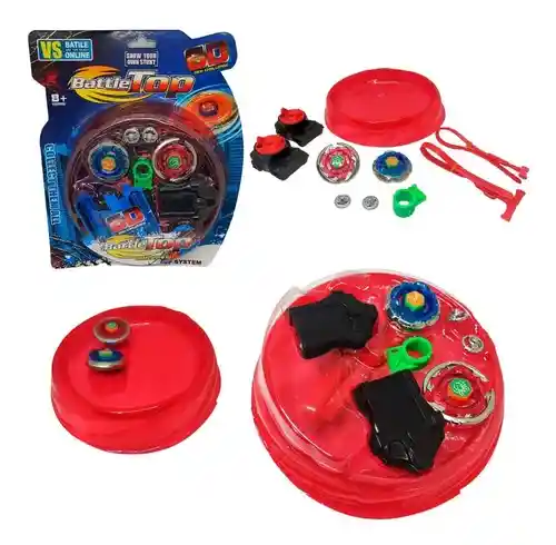 Beyblade Metal Fusión Pista Estadio Con 2 Discos Juguete