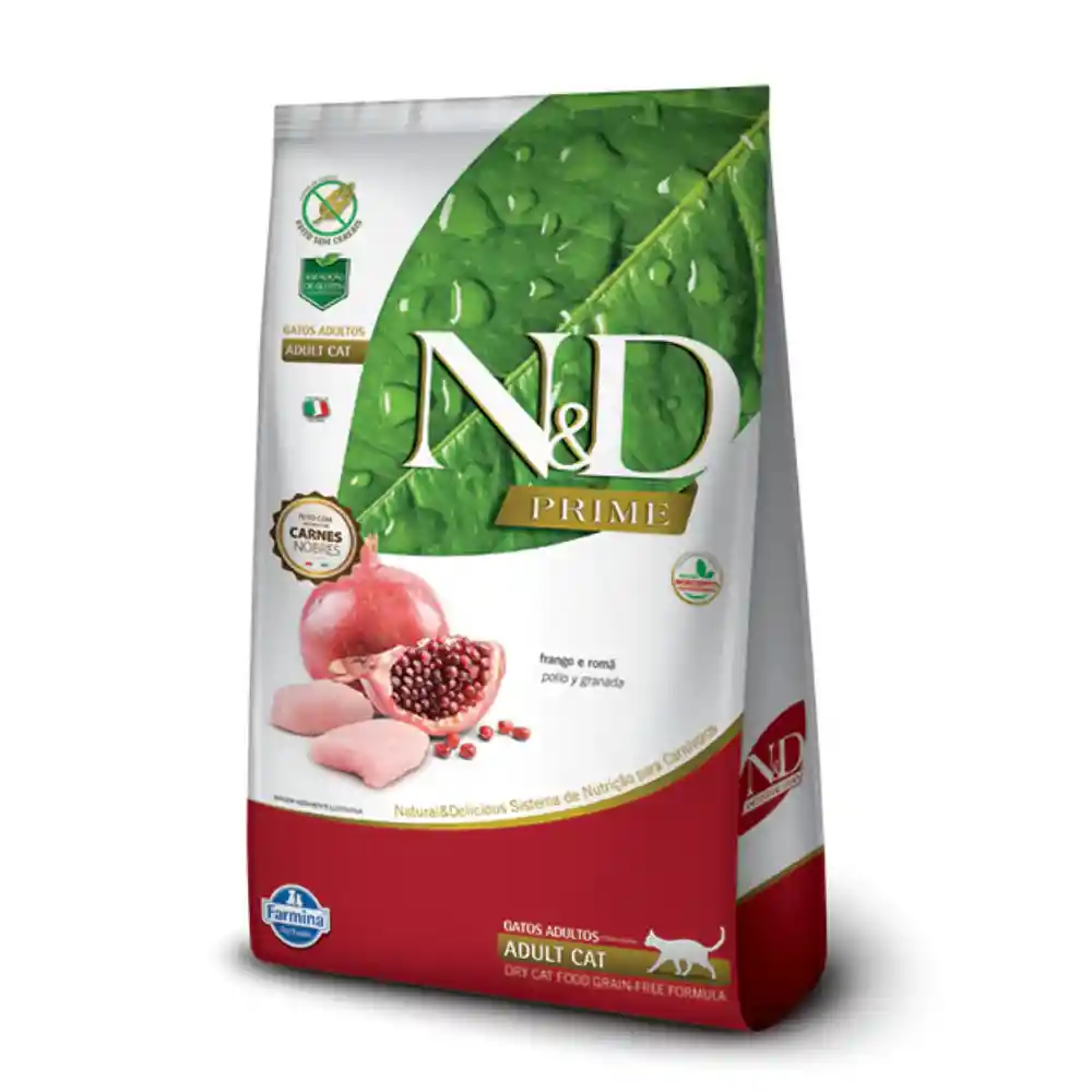 N&DPrime Gato Adulto Frango 7.5 Kg