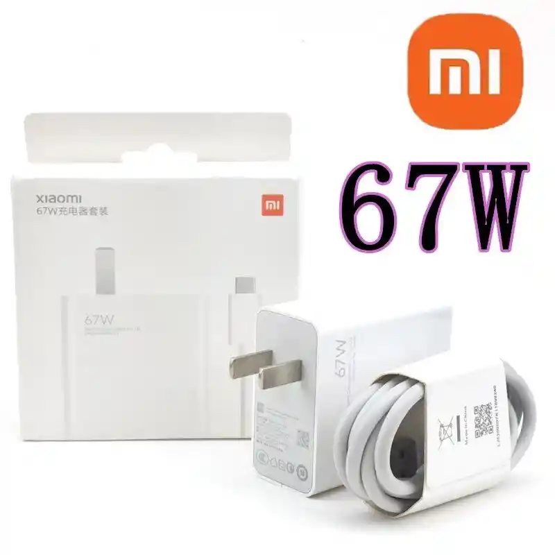 Xiaomi Cargador67W Usb-C Cubo + Cable