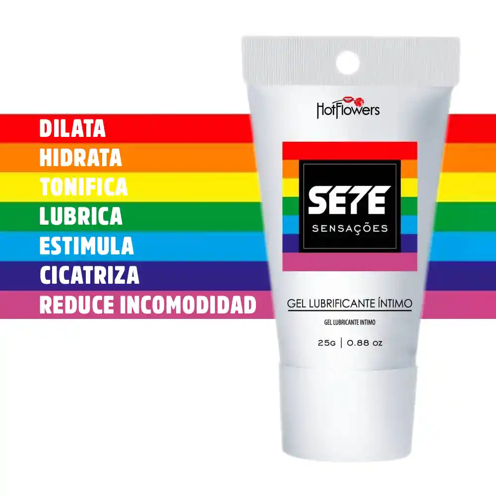  Lubricante Anal 7 Sensaciones | Sens Sept HOT FLOWERS 