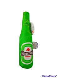 Juguete Regalo Botella Para Perro Heinekennel Verde