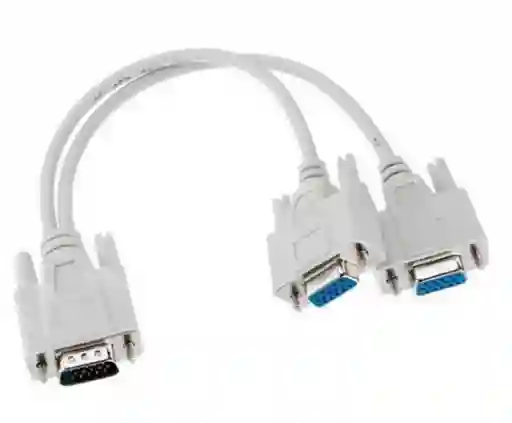 Cable Vga En Ye 1 Macho A 2 Hembras