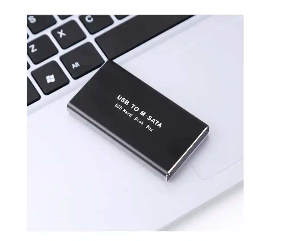 Caja Externa De Disco Duro Solido Msata A Usb 3.0+ Estuche