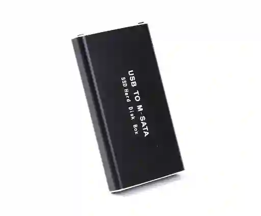 Caja Externa De Disco Duro Solido Msata A Usb 3.0+ Estuche