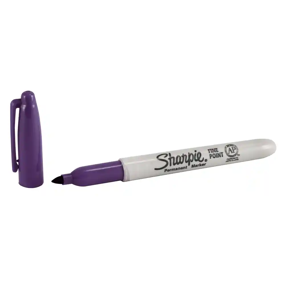 Marcador Sharpie Punta Fina Morado