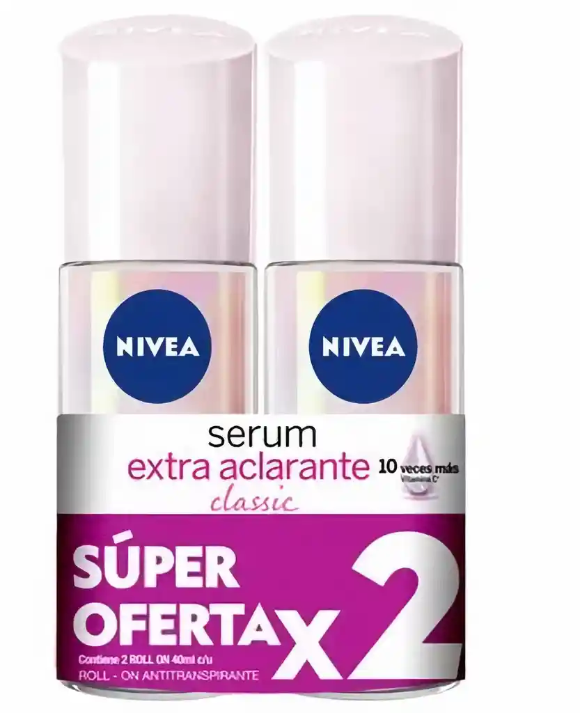 Nivea Desodorante Serum Aclarante Roll-on