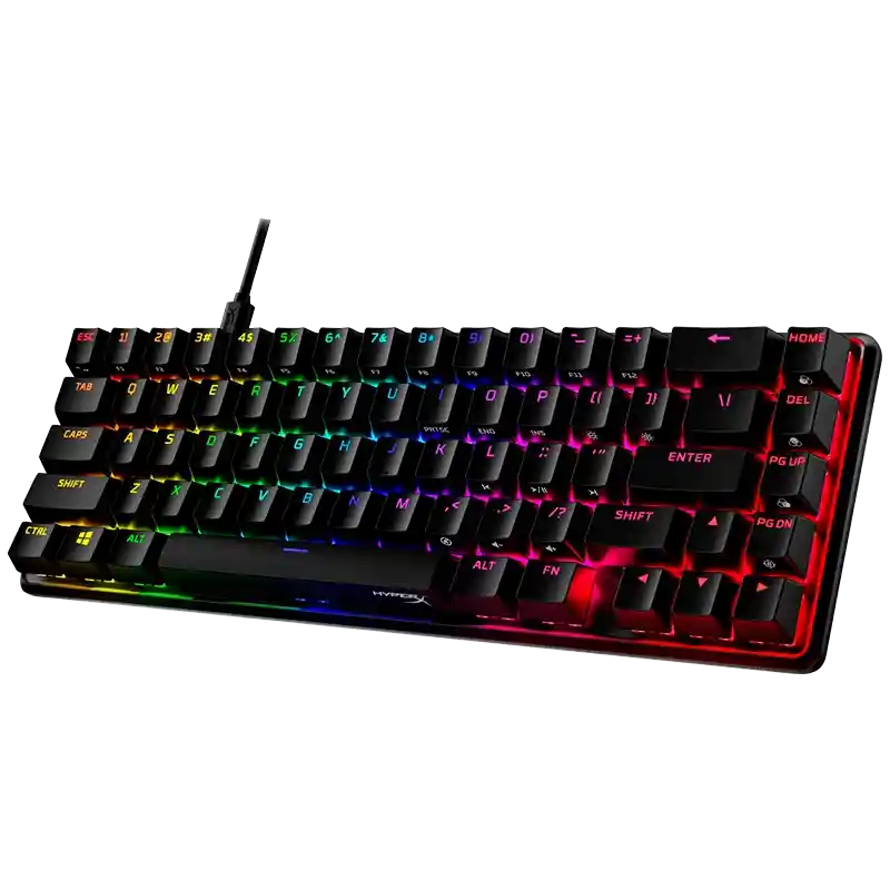 Teclado Gamer Mecánico Hyperx Alloy Origins 65 Rgb Switch Red (inglés)