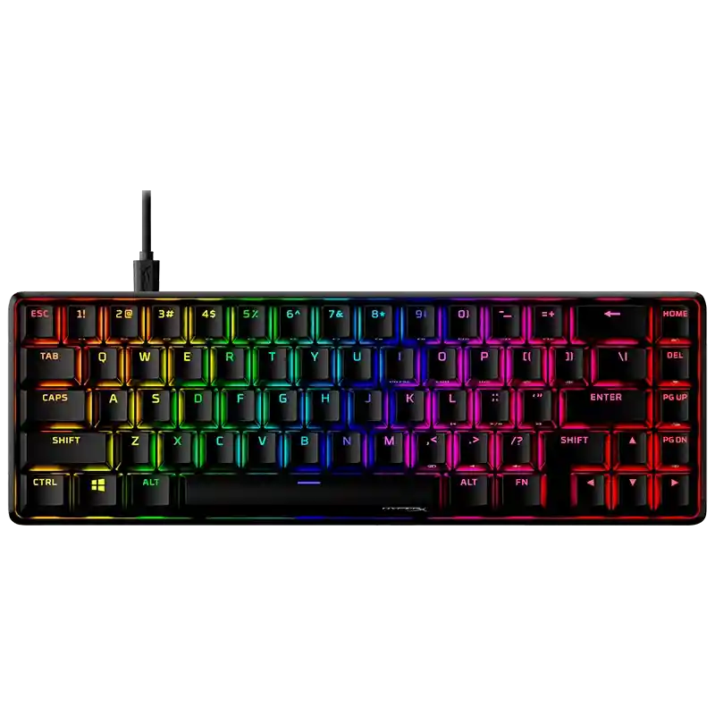 Teclado Gamer Mecánico Hyperx Alloy Origins 65 Rgb Switch Red (inglés)