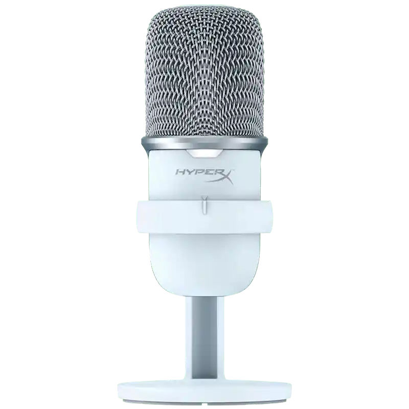 Micrófono Streamer Hyperx Solocast (blanco)