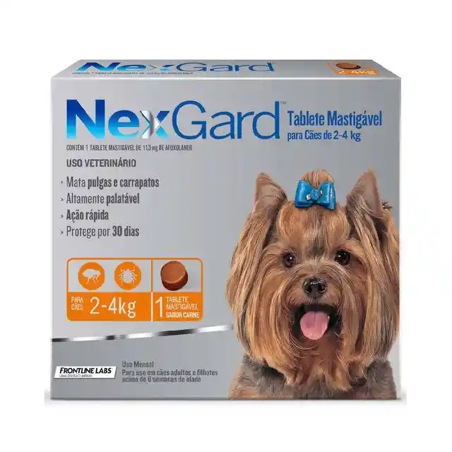 Nexgard S Para Perros De 2 A 4 Kg De Peso